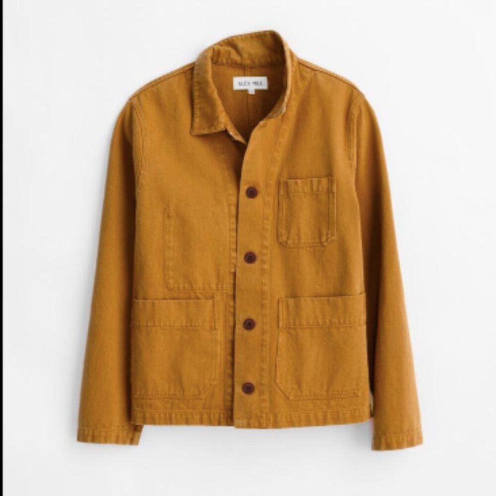 Alex Mill Britt Work Jacket, Golden Khaki, Women's Large